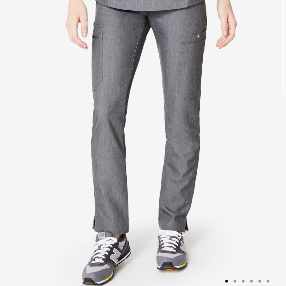 Grey FIGS Scrub pants YOLA SKINNY